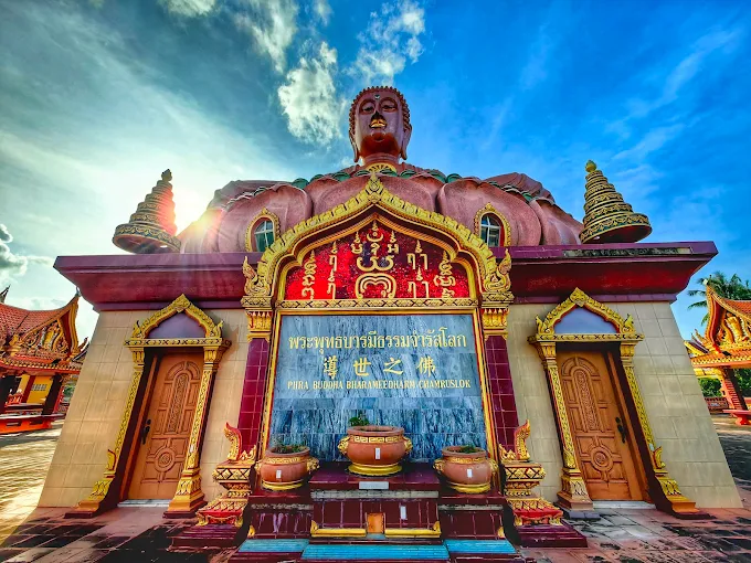 Spot Wajib Singgah di Tumpat: Wat Machimmaram & Patung Buddha Duduk Gergasi